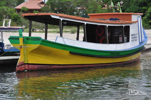 Deixando a Ilha do Mel, no litoral do Paraná